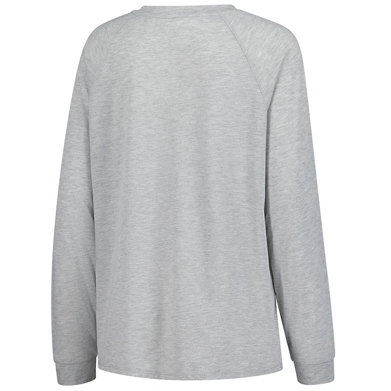 Ensemble t-shirt à manches longues et short raglan pour femme Concepts Sport Royal/Gray Indianapolis Colts Petition