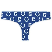 String en tricot à imprimé intégral Sport Royal Indianapolis Colts pour femme Concepts
