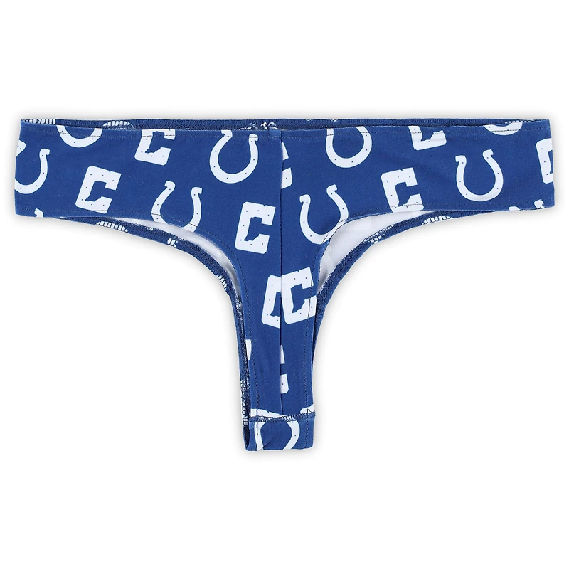 String en tricot à imprimé intégral Sport Royal Indianapolis Colts pour femme Concepts