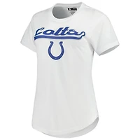 Women's Concepts Sport White/Charcoal Indianapolis Colts Sonata Top & Leggings Sleep Set