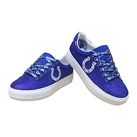 Women's Cuce Royal Indianapolis Colts Team Color Crystal Sneakers