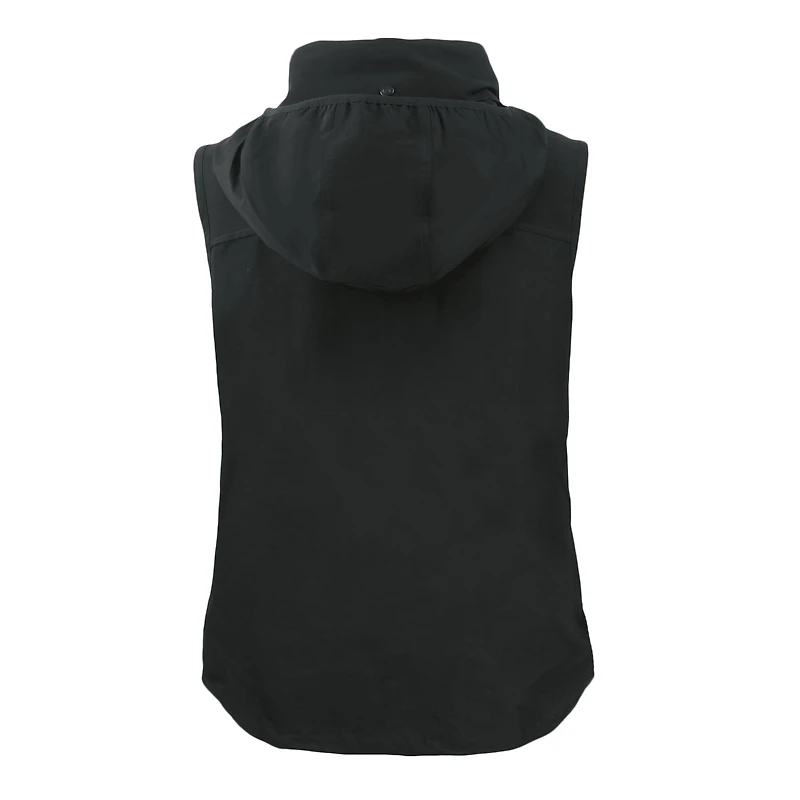 Women's Cutter & Buck Black Indianapolis Colts Helmet Logo Charter Eco Recycled Full-Zip Vest