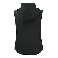 Women's Cutter & Buck Black Indianapolis Colts Helmet Logo Charter Eco Recycled Full-Zip Vest