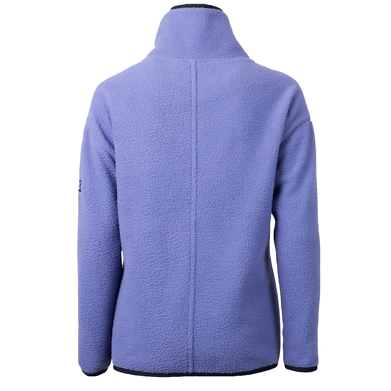 Women's Cutter & Buck Lavender Indianapolis Colts Cascade Eco Fleece Half-Zip Jacket