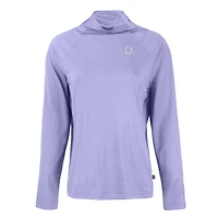 Women's Cutter & Buck  Purple Indianapolis Colts Coastline Epic Comfort Eco Recycled Funnel Neck Top