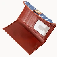Women's Dooney & Bourke Indianapolis Colts Team Color Continental Clutch