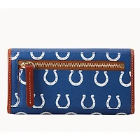 Women's Dooney & Bourke Indianapolis Colts Team Color Continental Clutch
