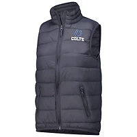 Women's  Dunbrooke Charcoal Indianapolis Colts Alberta Full-Zip Vest