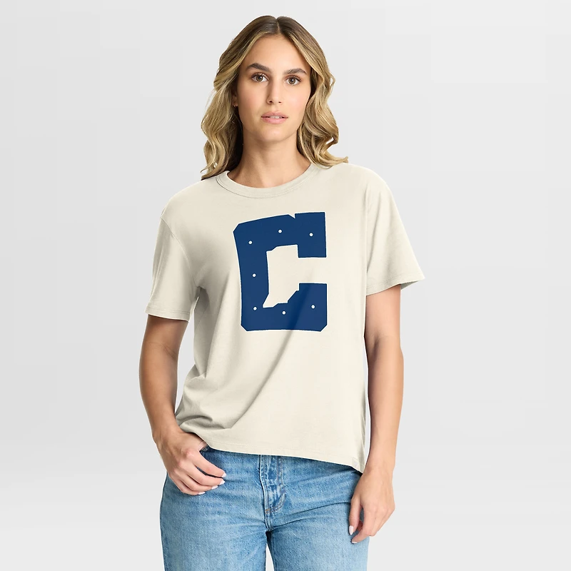 T-shirt crème pour femme Fanatics Indianapolis Colts Dove Legacy