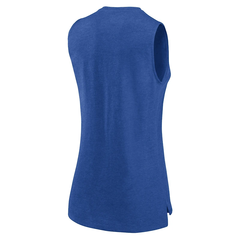 Débardeur Fanatics Heather Royal Indianapolis Colts What Goes Around pour femmes