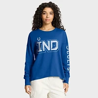T-shirt à manches longues Fanatics Royal Indianapolis Colts Hometown Legacy pour femme