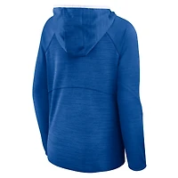 Sweat à capuche zippé raglan pour femme Fanatics Royal Indianapolis Colts Redzone End Around Pass