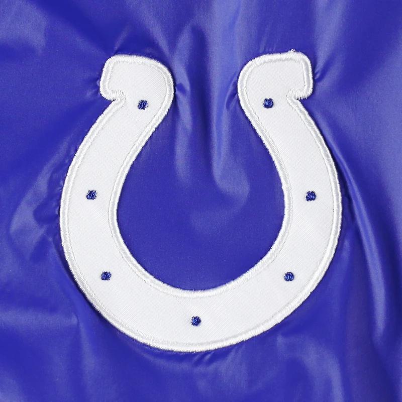 Women's G-III 4Her by Carl Banks Oatmeal/Royal Indianapolis Colts Switchback Reversible Full-Zip Jacket