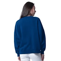 Sweat-shirt surdimensionné G-III 4Her par Carl Banks Royal Indianapolis Colts pour femme