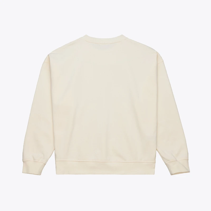 Women's  Mitchell & Ness Cream Indianapolis Colts Tonal Arch Sweatshirt