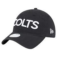 Women's New Era Black Indianapolis Colts Cece 9TWENTY Adjustable Hat
