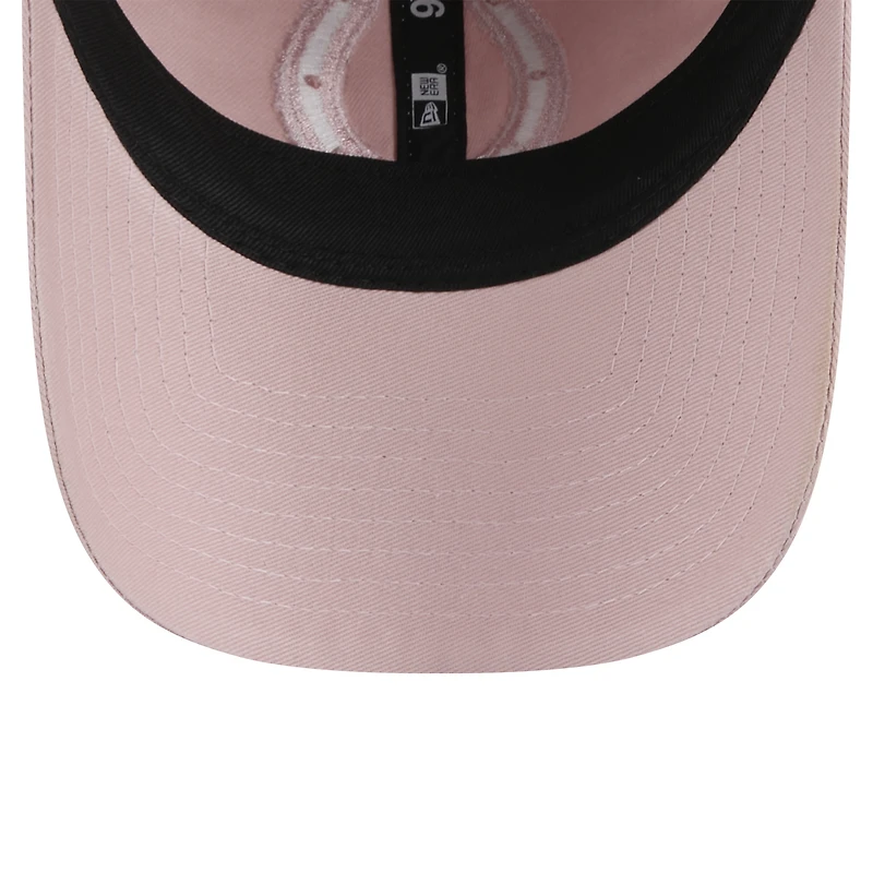 Women's New Era  Light Pink Indianapolis Colts Main 9TWENTY Adjustable Hat