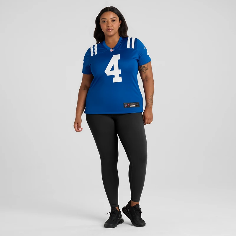 Women's Nike Adam Vinatieri Royal Indianapolis Colts Team Retired Game Jersey