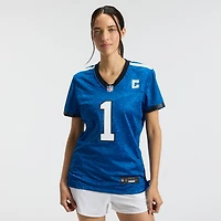 Maillot de match Nike Ahmad Sauce Gardner Heather Royal pour femme, Indianapolis Colts, modèle Alternate 2 Indiana Nights