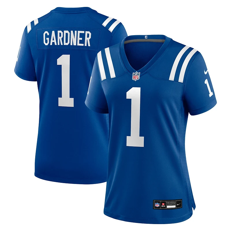 Maillot de match Nike Ahmad Sauce Gardner Royal Indianapolis Colts pour femmes