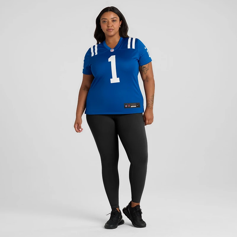 Maillot de match Nike Ahmad Sauce Gardner Royal Indianapolis Colts pour femmes