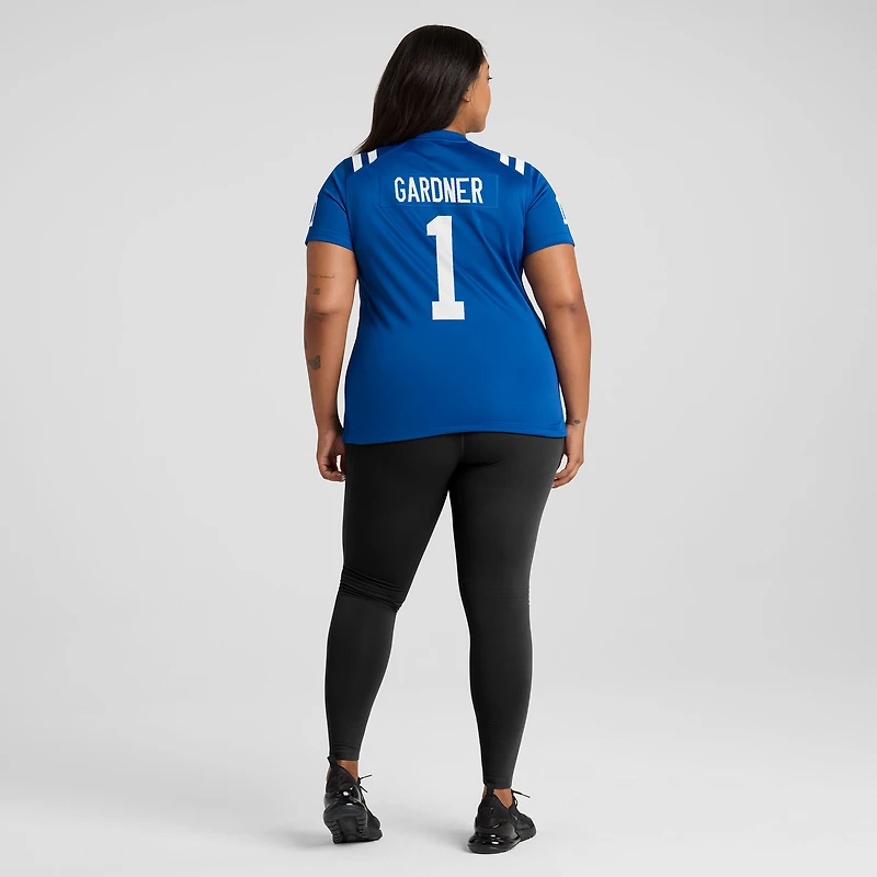 Maillot de match Nike Ahmad Sauce Gardner Royal Indianapolis Colts pour femmes