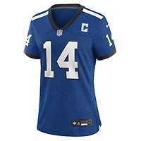 Maillot de jeu Alec Pierce Royal Indianapolis Colts Indiana Nights pour femme Nike