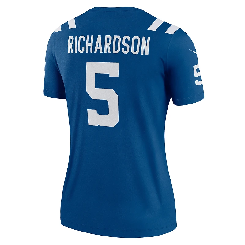 Haut de performance Nike Anthony Richardson Royal Indianapolis Colts Legend Player pour femme