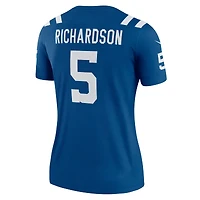 Haut de performance Nike Anthony Richardson Royal Indianapolis Colts Legend Player pour femme
