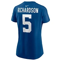T-shirt Nike pour femme avec nom et numéro de joueur Anthony Richardson Royal Indianapolis Colts