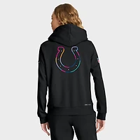 Sweat à capuche Nike noir Indianapolis Colts 2025 NFL Crucial Catch Sideline Standard Issue Dri-FIT pour femme