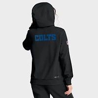 Sweat à capuche Nike noir Dri-FIT pour femme avec logo alternatif des Indianapolis Colts