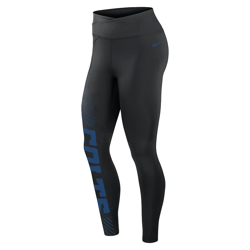 Legging Nike Indianapolis Colts Primetime Yard Line noir pour femme