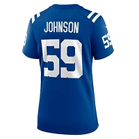 Women's Nike Buddy Johnson  Royal Indianapolis Colts Team Game Jersey