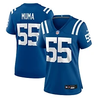 Women's Nike Chad Muma  Royal Indianapolis Colts Team Game Jersey