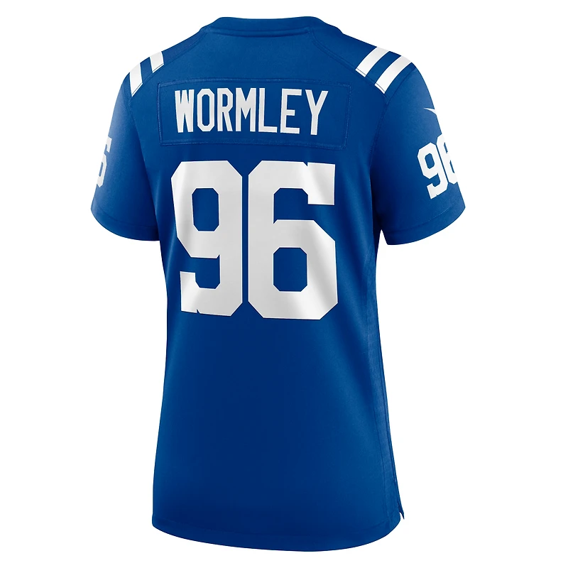 Women's Nike Chris Wormley  Royal Indianapolis Colts Team Game Jersey