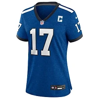 Women's Nike Daniel Jones  Heather Royal Indianapolis Colts Alternate 2 Indiana Nights Game Jersey