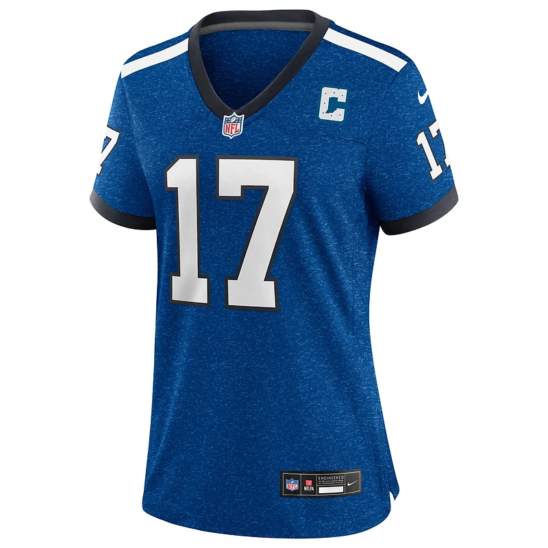 Maillot Nike Daniel Jones Royal Indianapolis Colts Team Game pour femme