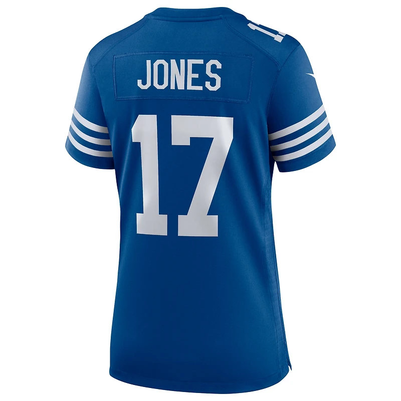 Maillot de match alternatif Nike Daniel Jones Royal Indianapolis Colts pour femme