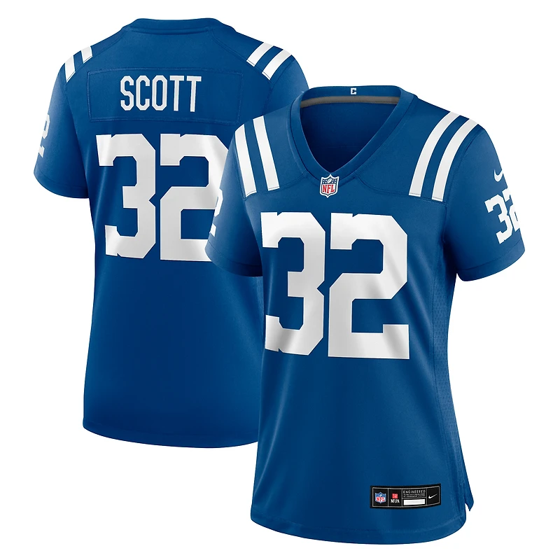 Maillot Nike Daniel Scott Royal pour femme des Indianapolis Colts Team Game