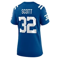 Maillot Nike Daniel Scott Royal pour femme des Indianapolis Colts Team Game