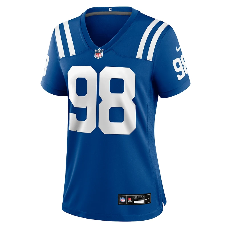 Women's Nike Eric Johnson II Royal Indianapolis Colts Team Game Jersey