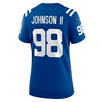 Maillot Nike Eric Johnson II Royal pour femme des Indianapolis Colts