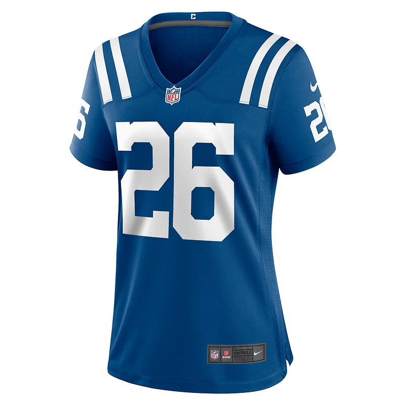 Maillot de match l'équipe Nike Royal Indianapolis Colts pour femme