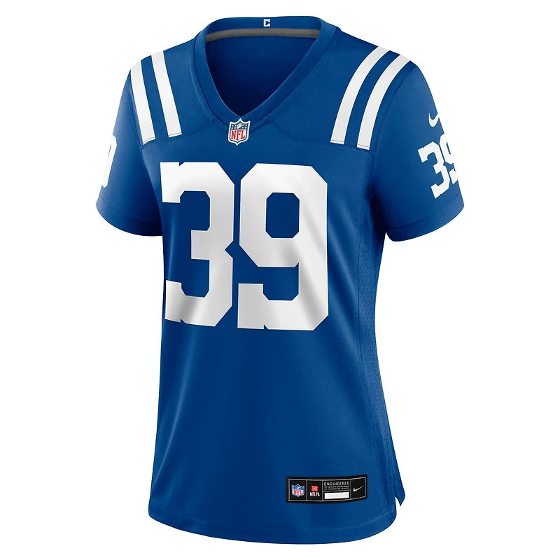 Women's Nike George Odum Royal Indianapolis Colts Team Game Jersey