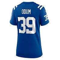 Women's Nike George Odum  Royal Indianapolis Colts Team Game Jersey