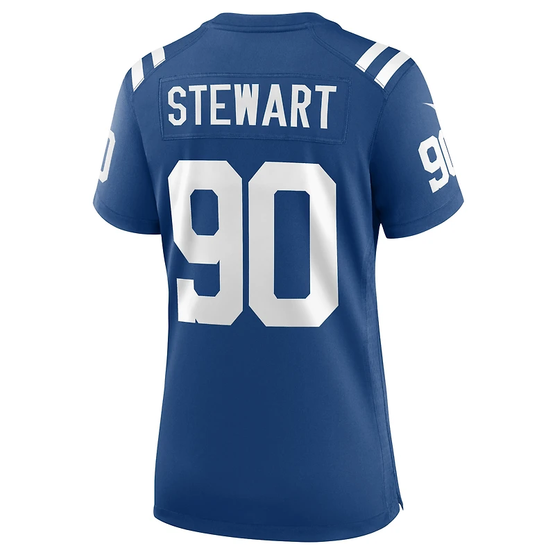 Maillot de match Nike Grover Stewart Royal Indianapolis Colts pour femme