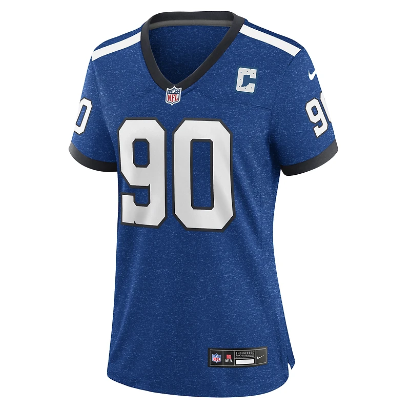 Maillot de jeu alternatif Indianapolis Colts Indiana Nights Nike Grover Stewart pour femme