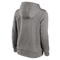 Women's Nike Heather Charcoal Indianapolis Colts Lightweight Performance Hooded Top