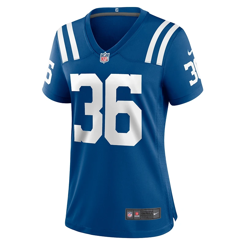Maillot de match l'équipe Nike Henry Black Royal Indianapolis Colts pour femme